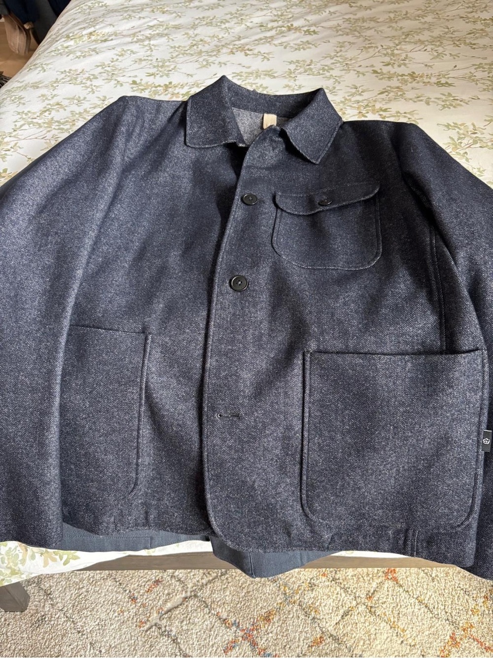 Ted Baker Navy Denim-Style Jacket